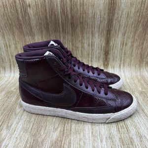 Nike Dark Burgundy High-Top Sneakers